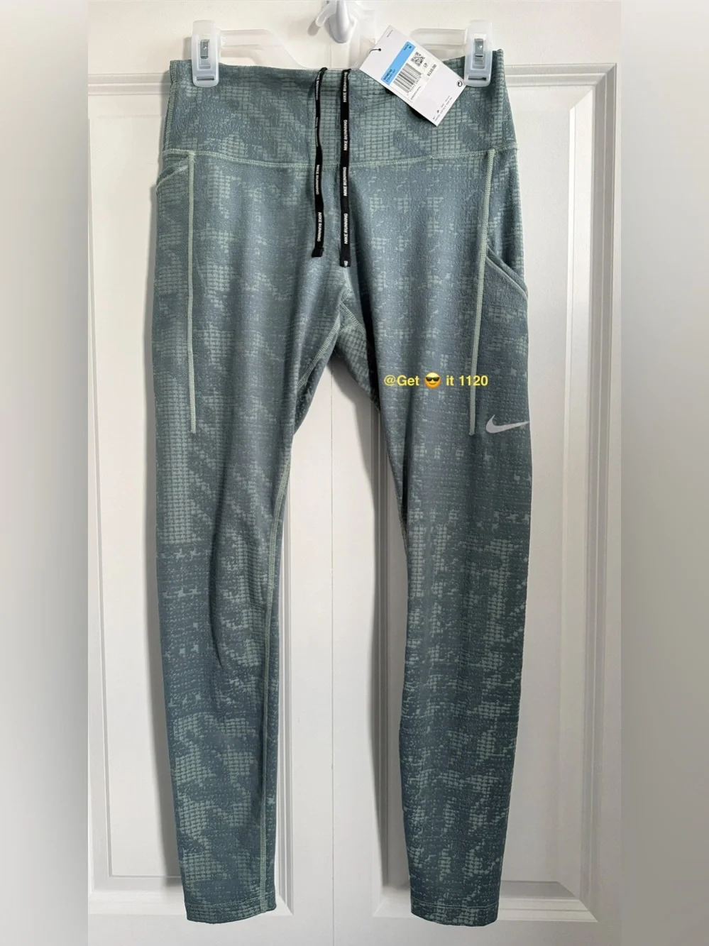 Nike Dri-FIT ADV Epic Luxe Women's Running Leggings with Pockets DD6490-357 - Picture 4 of 15